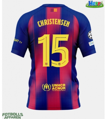 Barcelona Andreas Christensen #15 Hemmatröja 2025-26 Kortärmad